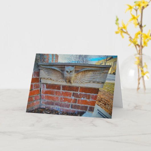 "West High School Uil" Dank u kaart (Gele Bloem)