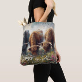 West Highland Cattle Tas, Crossbody Bag Tote Bag (Dichtbij)