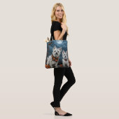 West Highland Halloween Spoken Tote Bag (Op model)