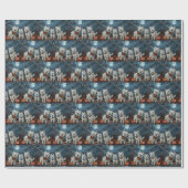 West Highland Halloween Spooky Cadeaupapier (Vlak)