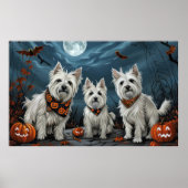 West Highland Halloween Spooky Poster (Voorkant)