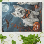 West Highland Halloween Spooky Theedoek (Gevouwen)