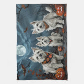 West Highland Halloween Spooky Theedoek (Verticaal)