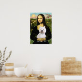 West Highland Terrier 2 - Mona Lisa Poster (Keuken)