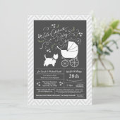 West Highland Terrier Baby shower Genderneutraal Kaart (Staand voorkant)