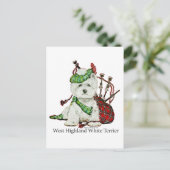 West Highland Terrier Briefkaart (Staand voorkant)