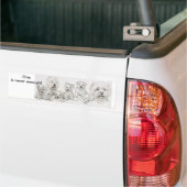 West Highland Terrier Bumpersticker (Op Truck)