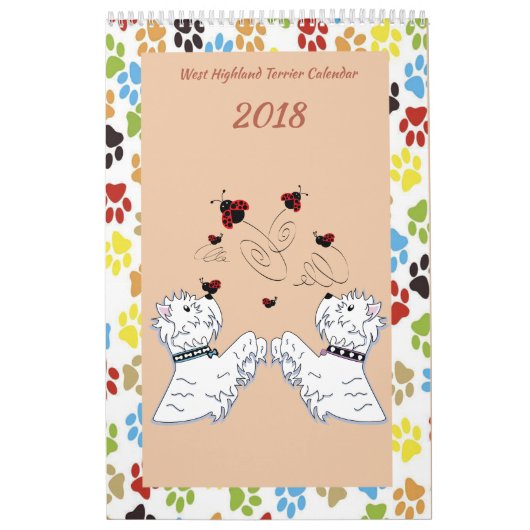 West Highland Terrier Calendar Kalender (Hoes)