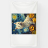 West Highland Terrier Cute Dog Halloween Jack O La Spandoek (Verticaal)