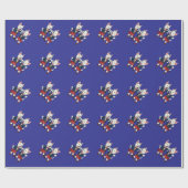 West Highland Terrier Dancing Scottish Ceilidh  Cadeaupapier (Vlak)