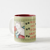 West Highland Terrier Dog Mam Coffee Mok (Voorkant links)