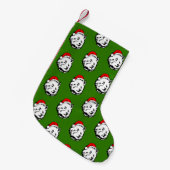 West Highland Terrier Dog met kerstkerstkerstkerst Kleine Kerstsok (Voorkant (Hangend))