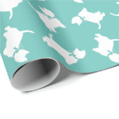 West Highland Terrier Dog Puppy Westie Cadeaupapier (Rol Hoek)