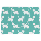 West Highland Terrier Dog Puppy Westie Groot Cadeauzakje (Voorkant)