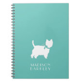 West Highland Terrier Dog Puppy Westie Notitieboek (Voorkant)