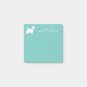 West Highland Terrier Dog Puppy Westie Post-it® Notes (Voorkant)