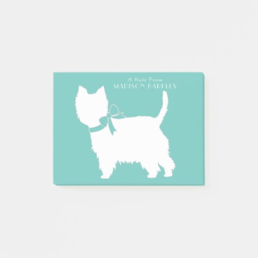 West Highland Terrier Dog Puppy Westie Post-it® Notes (Voorkant)