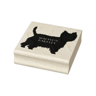 West Highland Terrier Dog Puppy Westie Rubberstempel