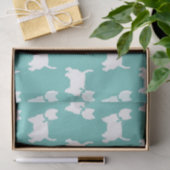 West Highland Terrier Dog Puppy Westie Tissuepapier (Geschenk)