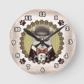 West Highland Terrier draagt bril Klok (Voorkant)