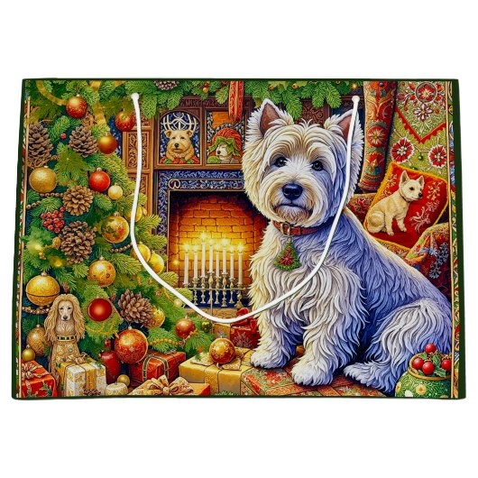 West Highland Terrier Groot Cadeauzakje (Voorkant)