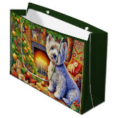 West Highland Terrier Groot Cadeauzakje (Voorkant Gekanteld)