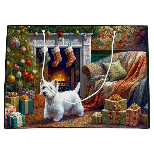 West Highland Terrier Grote Cadeautas (Voorkant)