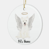 West Highland Terrier Herdenkingsmonument Keramisch Ornament (Links)