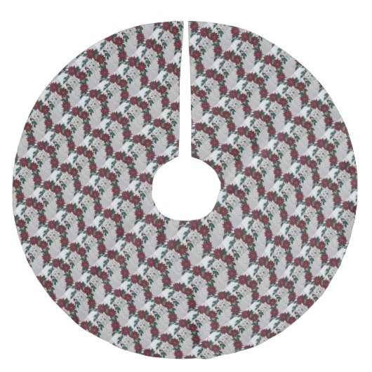 West Highland Terrier Holiday Delivery Kerstboom Rok (Voorkant)