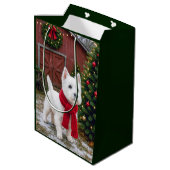 West Highland Terrier Holiday  Medium Cadeauzakje (Achterkant Gekanteld)