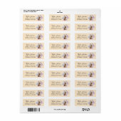 West Highland Terrier-hond retouradres Etiket (Full Sheet)