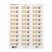 West Highland Terrier-hond retouradres Etiket (Full Sheet)