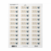 West Highland Terrier-hond retouradres Etiket (Full Sheet)