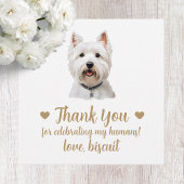 West Highland Terrier Hond Wedding Favoriete Label