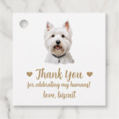 West Highland Terrier Hond Wedding Favoriete Label (Voorkant)