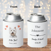 West Highland Terrier-hondenbruiloft Kan Koeler