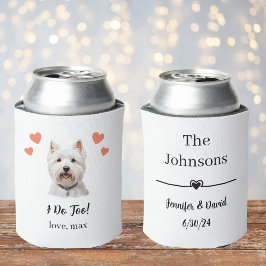 West Highland Terrier-hondenbruiloft Kan Koeler