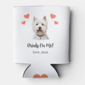 West Highland Terrier-huisdier bruiloft kan koeler (Voorkant)