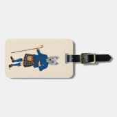 West Highland Terrier in Kilt 2 Bagagelabel (Voorkant horizontaal)