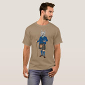 West Highland Terrier in Kilt 2 T-shirt (Voorkant volledig)