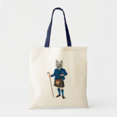 West Highland Terrier in Kilt 2 Tote Bag (Voorkant)