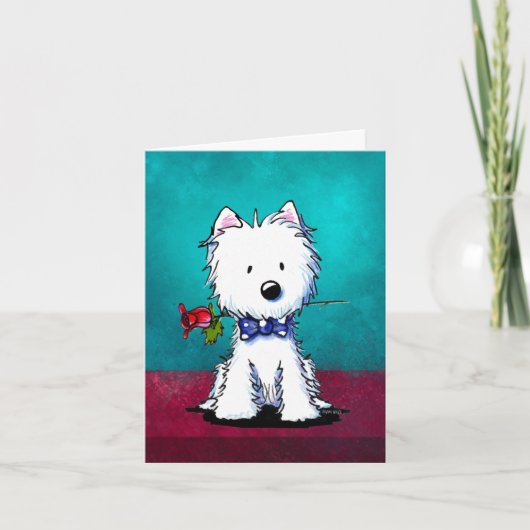 West Highland Terrier Kaart (Voorkant)