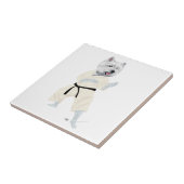 West Highland Terrier KARATE Tegeltje (Zijkant)