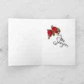 West Highland Terrier Laat het Sneeuwen Feestdagen Kaart (Binnen)