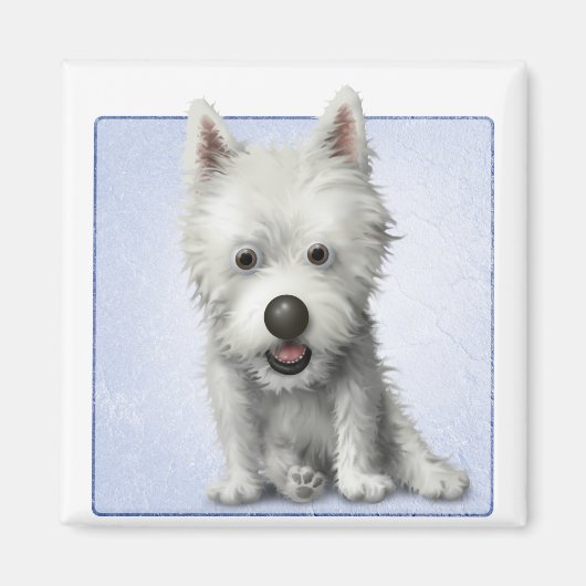 West Highland Terrier Magneet (Voorkant)