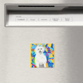 West Highland Terrier Magnet (Insitu (Vaatwasser))