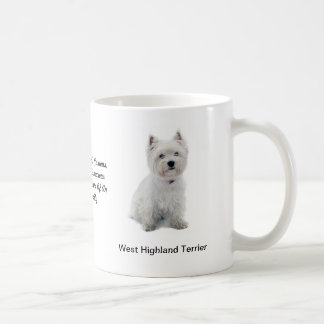 West Highland Terrier Mok met afbeeldingen en een 