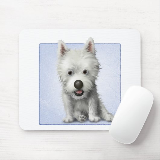 West Highland Terrier Muismat (Met muis)