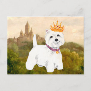 West Highland Terrier Prinses / Prins Briefkaart