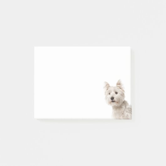 West Highland Terrier Puppy Dog Love Post-it® Notes (Voorkant)